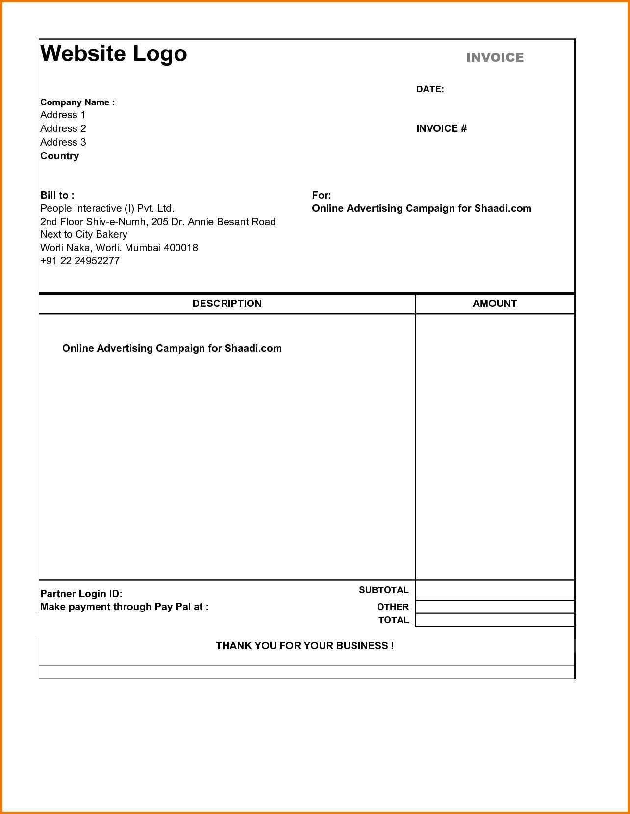 Freelance Video Editor Invoice Template Cards Design Templates