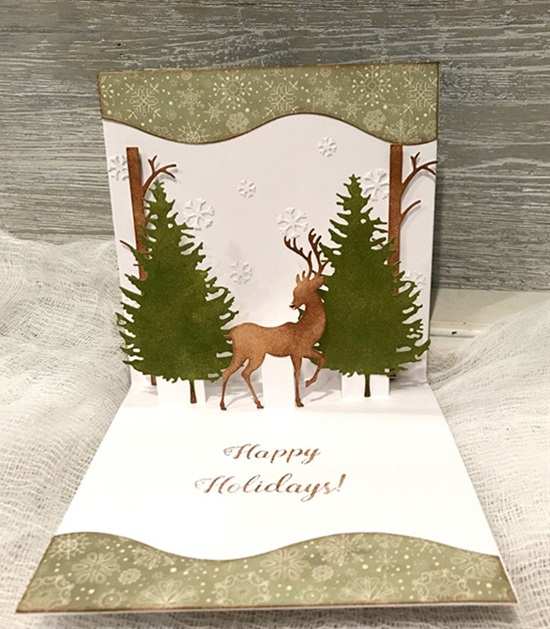 82 How To Create Reindeer Pop Up Card Template With Stunning Design by Reindeer Pop Up Card Template