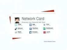 Networking Business Card Template Word