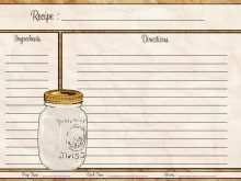 Recipe Card 4X6 Template Free Download