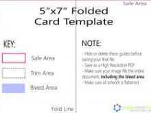 A7 Folded Card Template For Word