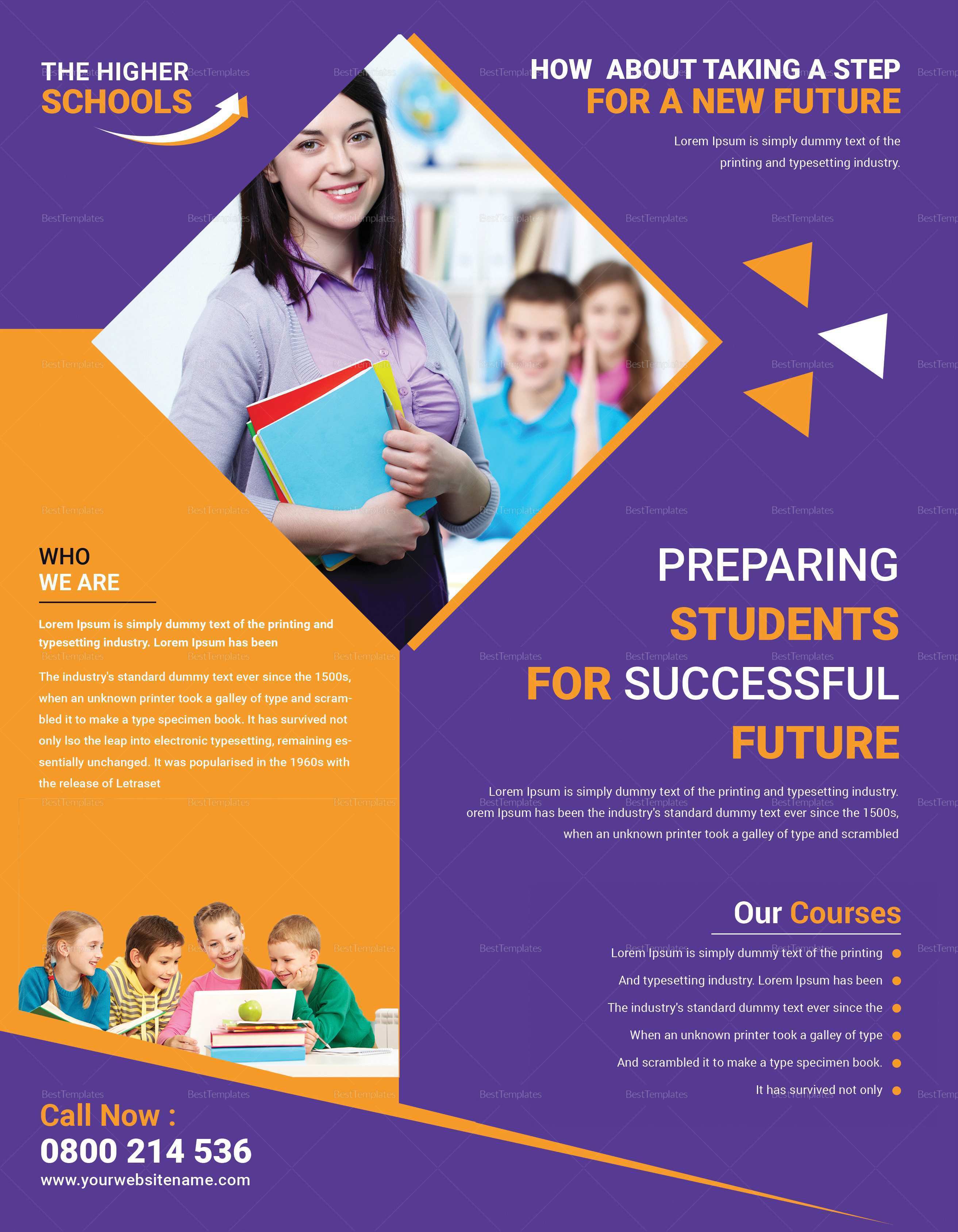 82 Report Education Flyer Templates Maker for Education Flyer Templates