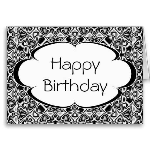 82 Report Happy Birthday Card Template Black And White for Ms Word with Happy Birthday Card Template Black And White