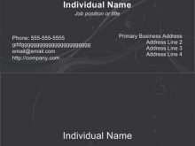 82 Report Name Card Template Black Maker by Name Card Template Black