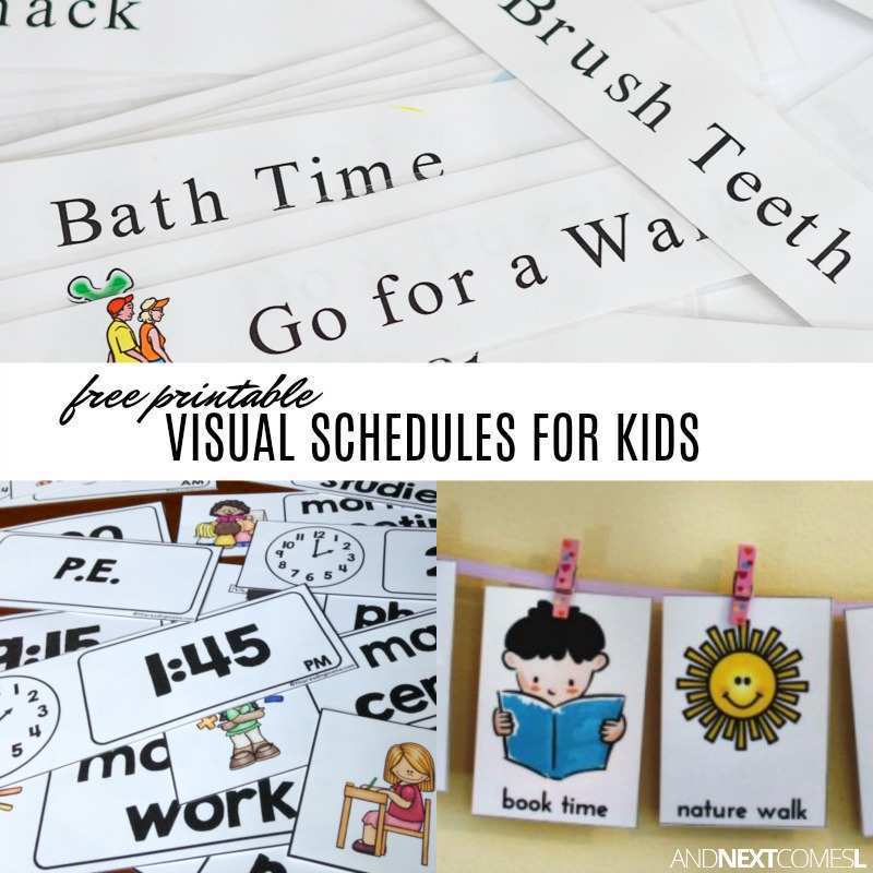 82 Standard Visual Schedule Template Free Now with Visual Schedule Template Free