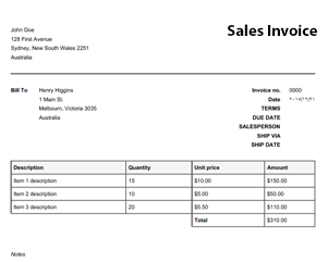 82 The Best Australian Tax Office Invoice Template For Free with Australian Tax Office Invoice Template