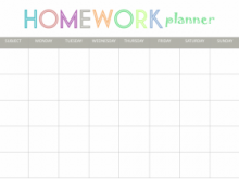 82 The Best Editable Homework Agenda Template PSD File by Editable Homework Agenda Template