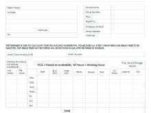 Free Labor Invoice Templates