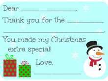 82 The Best Free Printable Christmas Thank You Card Templates For Free with Free Printable Christmas Thank You Card Templates