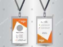 82 The Best Orange Id Card Template For Free for Orange Id Card Template