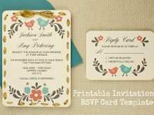 82 The Best Wedding Card Rsvp Template Maker by Wedding Card Rsvp Template