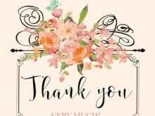 82 Visiting One Page Thank You Card Template For Free with One Page Thank You Card Template