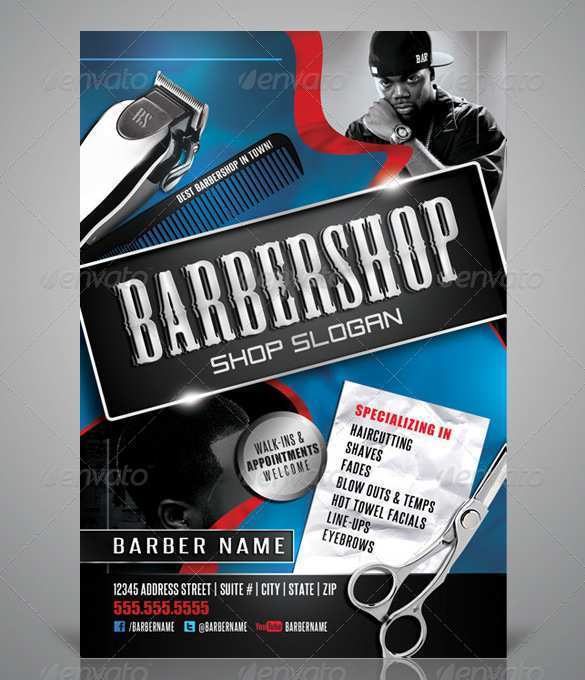 83 Adding Barber Shop Flyer Template Free in Word for Barber Shop Flyer Template Free
