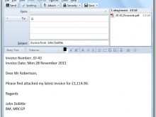 83 Adding Invoice Email Message Template Download by Invoice Email Message Template