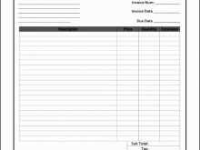 83 Best Blank Invoice Template To Print Templates for Blank Invoice Template To Print