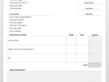 Freelance Editor Invoice Template