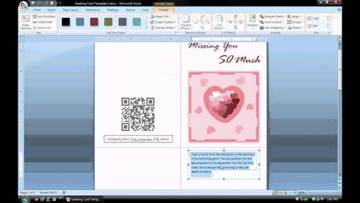 83 Best Greeting Card Template Word 2007 Layouts by Greeting Card Template Word 2007
