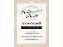 83 Best Invitation Card Format For Retirement Party in Word for Invitation Card Format For Retirement Party