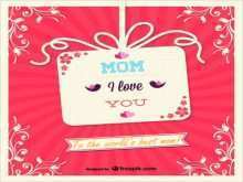 83 Best Mother S Day Gift Card Template in Word with Mother S Day Gift Card Template