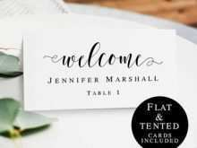 83 Best Name Card Template Wedding Tables Download for Name Card Template Wedding Tables