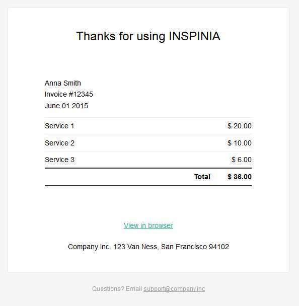 83 Billing Invoice Email Template by Billing Invoice Email Template