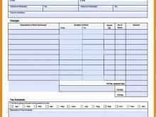 Construction Invoice Template Doc