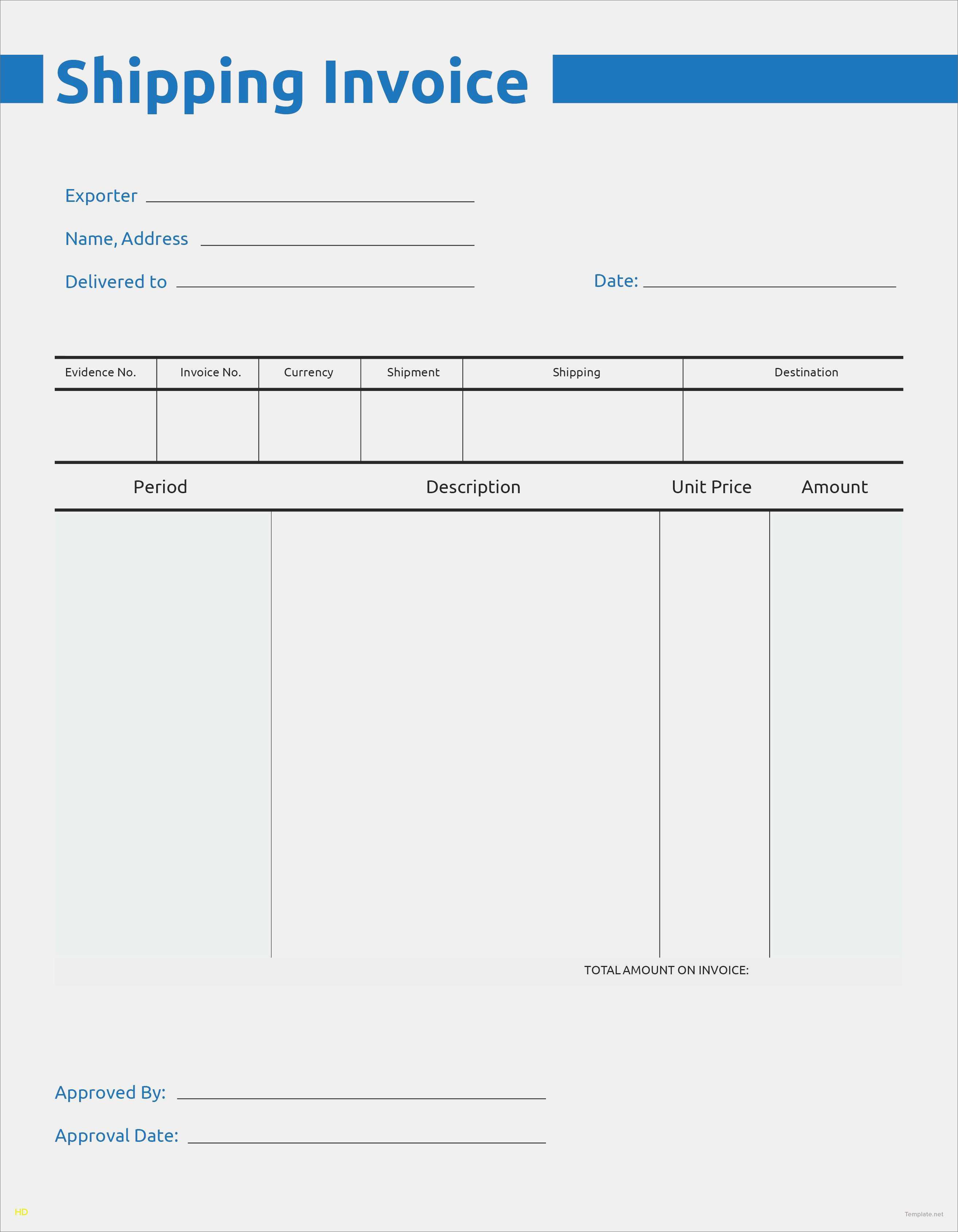 34+ Invoice Template For Pages PNG