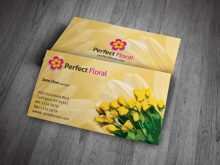 83 Creating Floral Business Card Template Free Download for Ms Word with Floral Business Card Template Free Download