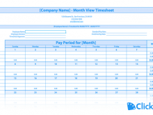 83 Creating Monthly Time Card Template Excel in Word by Monthly Time Card Template Excel