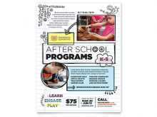 83 Creative After School Care Flyer Templates Maker for After School Care Flyer Templates