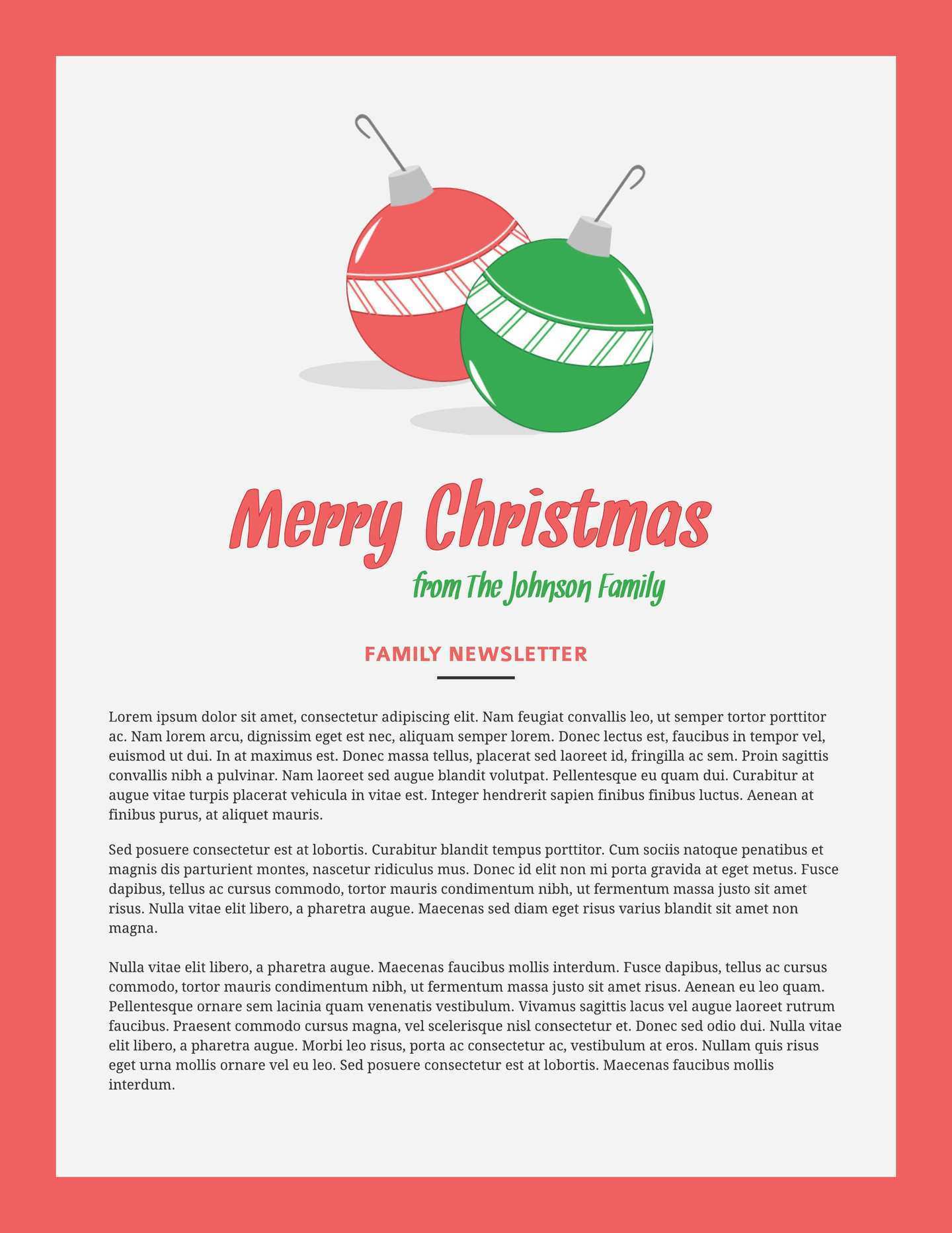 83 Creative Christmas Card Newsletter Template Layouts with Christmas Card Newsletter Template