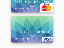 83 Creative Design A Credit Card Template Templates with Design A Credit Card Template