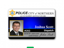 83 Creative Law Enforcement Id Card Template Formating with Law Enforcement Id Card Template
