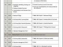 83 Creative Syllabus Class Schedule Template For Free by Syllabus Class Schedule Template