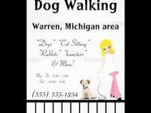 83 Customize Dog Walking Flyer Template Free for Ms Word for Dog Walking Flyer Template Free