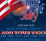 83 Customize Fourth Of July Flyer Template Free Photo for Fourth Of July Flyer Template Free