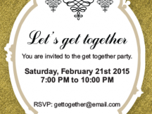 83 Customize Invitation Card Template For Get Together Layouts with Invitation Card Template For Get Together