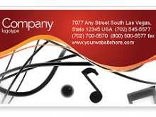 83 Customize Name Card Template Music For Free by Name Card Template Music