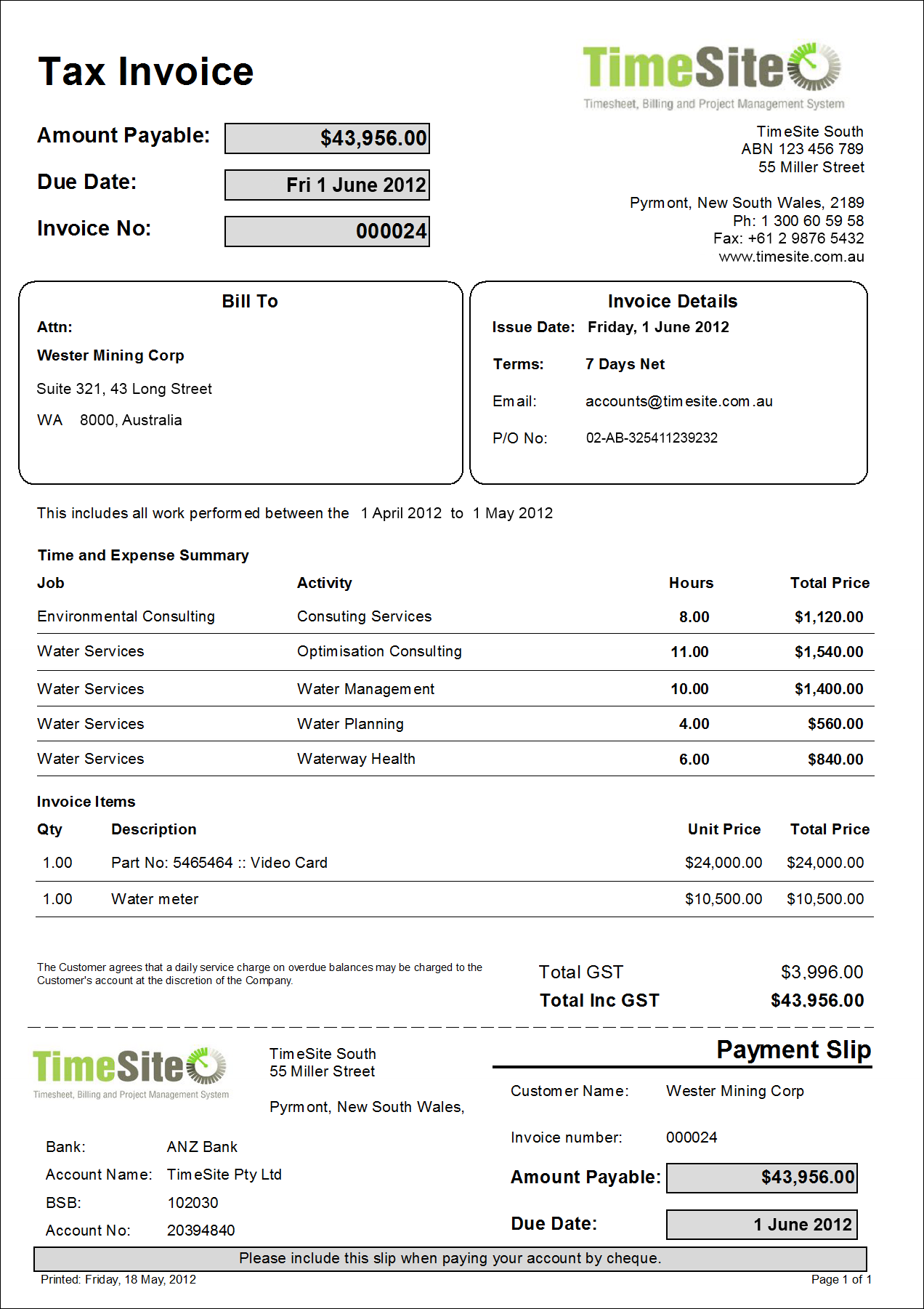 46+ Invoice Template Australia Free Download Gif