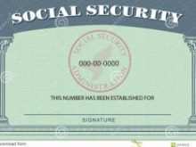83 Format Free Printable Social Security Card Template Templates for Free Printable Social Security Card Template