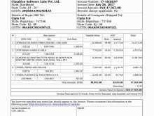 Invoice Format Under Gst