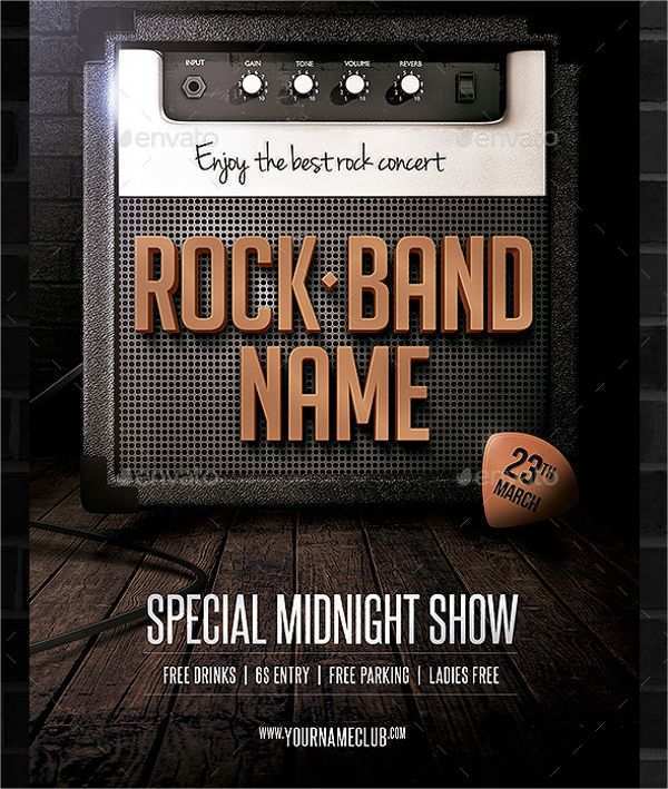83 Free Free Band Flyer Templates Download in Word by Free Band Flyer Templates Download