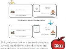 83 Free Homeschool Id Card Template Photo with Homeschool Id Card Template