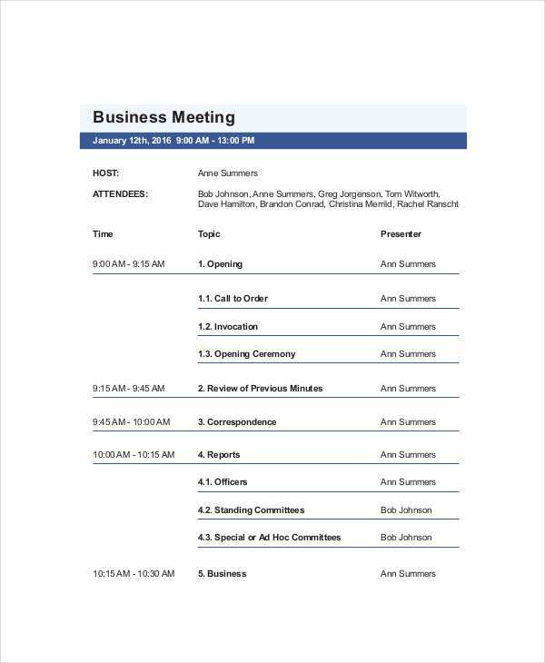 83 Free Printable 1 1 Meeting Agenda Template Download with 1 1 Meeting Agenda Template