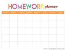 83 Free Printable Editable Homework Agenda Template Maker by Editable Homework Agenda Template