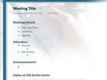83 Free Printable Onenote Meeting Agenda Template Maker for Onenote Meeting Agenda Template