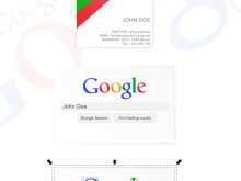 83 Google Name Card Template With Stunning Design with Google Name Card Template