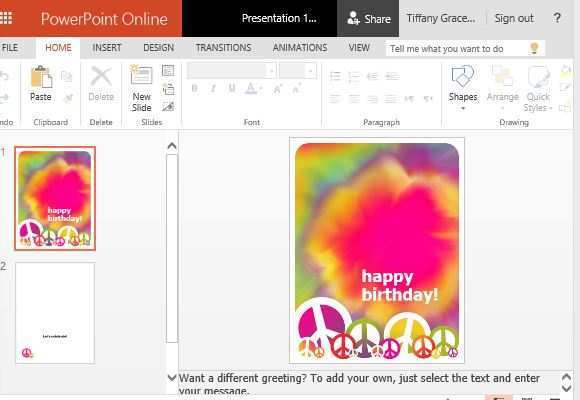 83 Happy Birthday Card Powerpoint Template Layouts with Happy Birthday ...