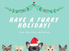 83 How To Create Christmas Card Template Dog Now with Christmas Card Template Dog