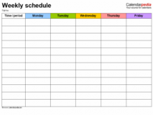 83 How To Create Class Schedule Template Free in Word for Class Schedule Template Free